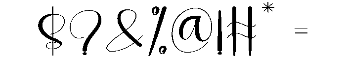 Kindly1 Font OTHER CHARS