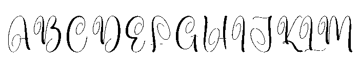 Kindly1 Font UPPERCASE