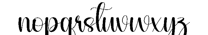 Kindly1 Font LOWERCASE