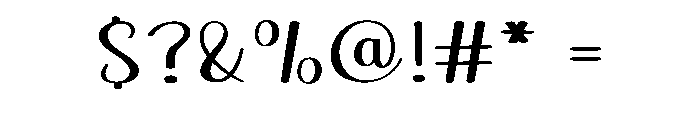 Kindness Benefit Font OTHER CHARS