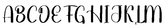 Kindness Benefit Font UPPERCASE