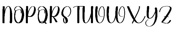 Kindness Benefit Font UPPERCASE