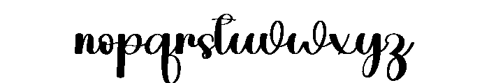 Kindness Benefit Font LOWERCASE