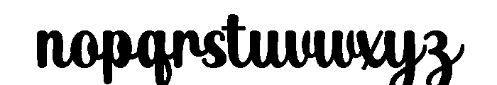 Kindness Meyshita Font LOWERCASE
