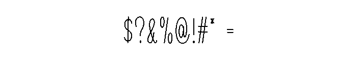 Kindness School Font OTHER CHARS