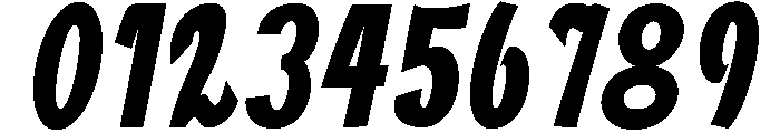 Kindora Slant Regular Font OTHER CHARS