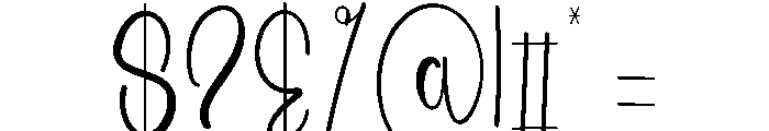 Kindred Holiday Font OTHER CHARS