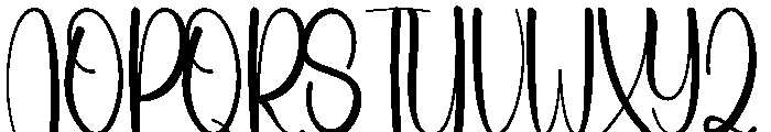 Kindred Holiday Font UPPERCASE