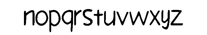 Kindred_Script Font LOWERCASE