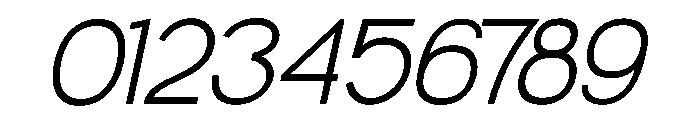 Kinetix Sans Italic Italic Font OTHER CHARS