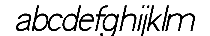 Kinetix Sans Italic Italic FONT