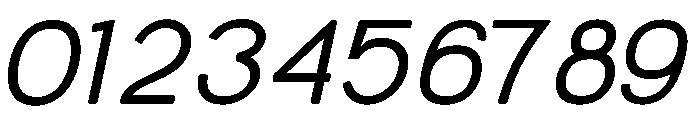 Kinetix Sans Italic Regular Font OTHER CHARS