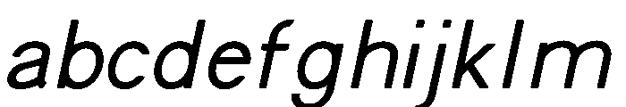 Kinetix Sans Italic Regular FONT