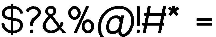 Kinetix Sans Regular Font OTHER CHARS