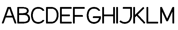 Kinetix Sans Regular Font UPPERCASE