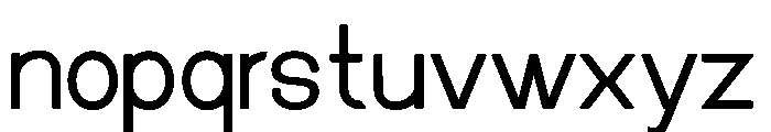 Kinetix Sans Regular Font LOWERCASE