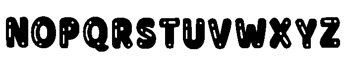 King Bubble Regular Font UPPERCASE