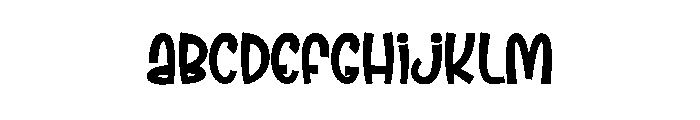 King Crab Font UPPERCASE