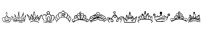 King Dad Doodle Set Font UPPERCASE