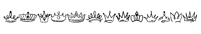 King Dad Doodle Set Font UPPERCASE