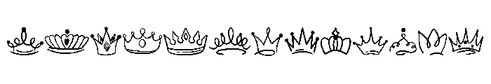 King Dad Doodle Set Font LOWERCASE
