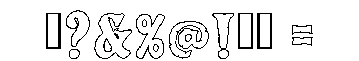 King Halloween Regular Font OTHER CHARS