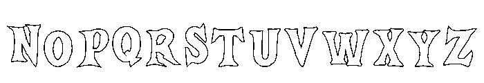 King Halloween Regular Font LOWERCASE