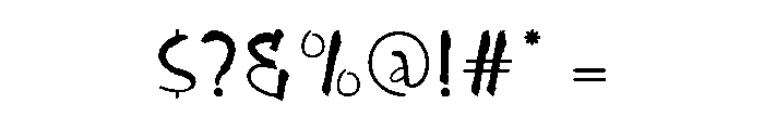 King Ranger Font OTHER CHARS