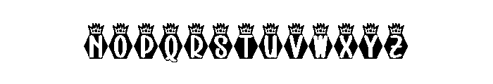 King Santa Font LOWERCASE