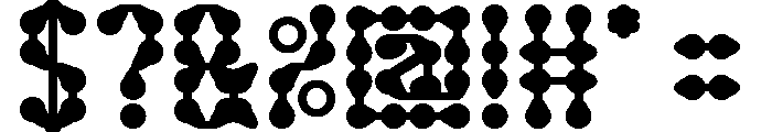 King of Rain Bold Font OTHER CHARS