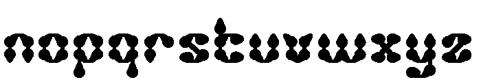 King of Rain Bold Font LOWERCASE