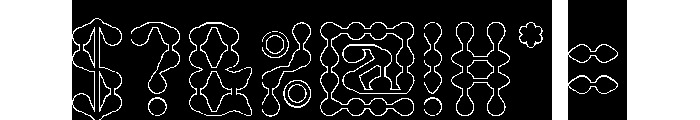 King of Rain-Hollow-Inverse Font OTHER CHARS