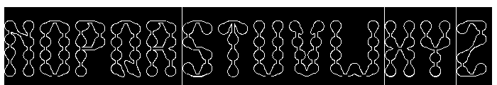 King of Rain-Hollow-Inverse Font UPPERCASE