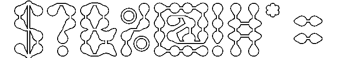 King of Rain-Hollow Font OTHER CHARS