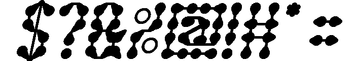 King of Rain Italic Font OTHER CHARS