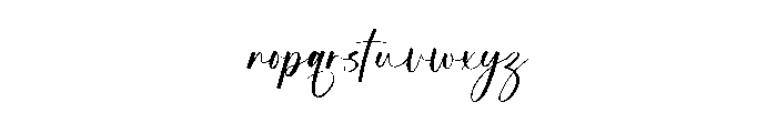 Kingbridge Font LOWERCASE