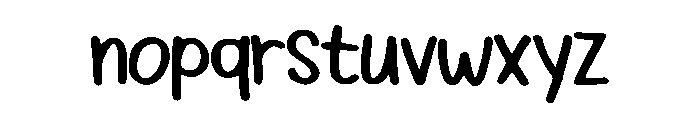 Kingcraft Comic Marker Regular Font LOWERCASE