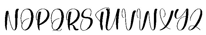 Kingday Font UPPERCASE