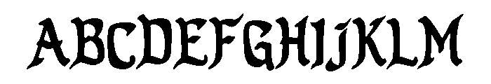 Kingdom Black Font UPPERCASE
