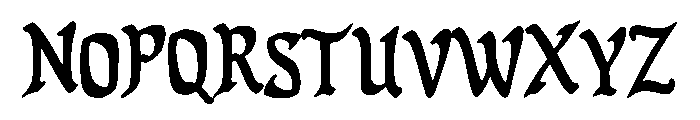 Kingdom Black Font UPPERCASE