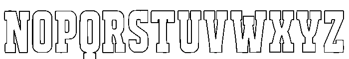 Kingdom Retro Regular Font LOWERCASE