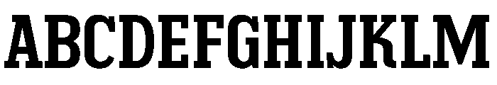 Kinger Solid Regular Font UPPERCASE