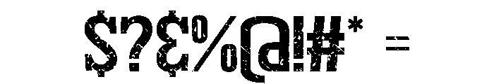 Kinger Vintage Regular Font OTHER CHARS
