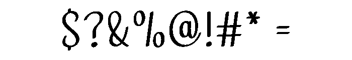 Kingknight Font OTHER CHARS