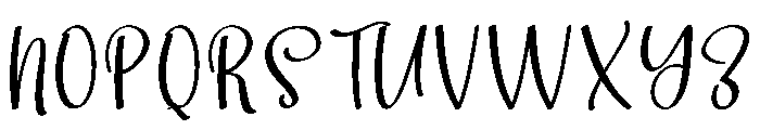 Kingknight Font UPPERCASE