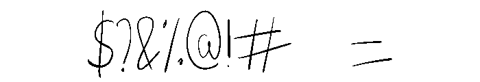 Kinglet Font OTHER CHARS
