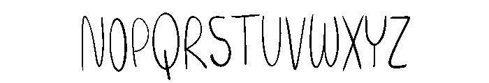 Kinglet Font UPPERCASE