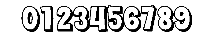 Kings Mostar Extrude Font OTHER CHARS