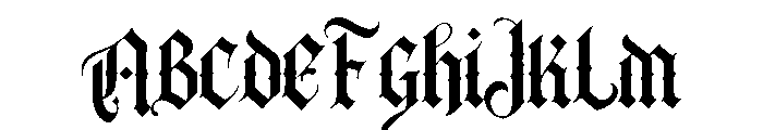 Kingsbridge Font UPPERCASE