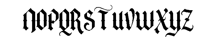 Kingsbridge Font UPPERCASE